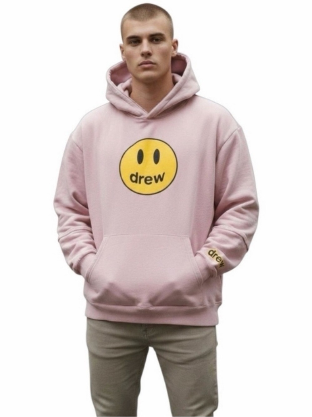 drew house Mascot Hoodie Light Pink Size Large